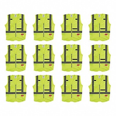 High Visibility Vest 12 pk L/XL