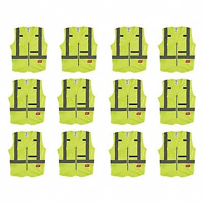 High Visibility Vest 12 pk L/XL