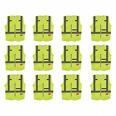 High Visibility Vest 12 pk 3XL/4XL