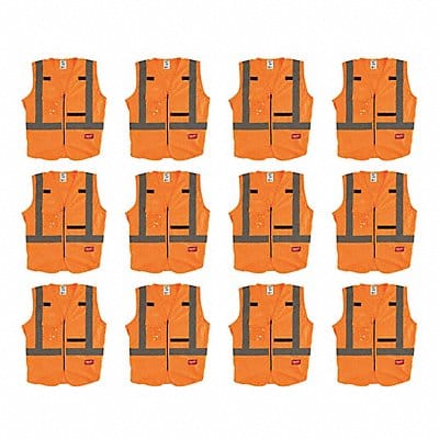 High Visibility Vest 12 pk 2XL/3XL