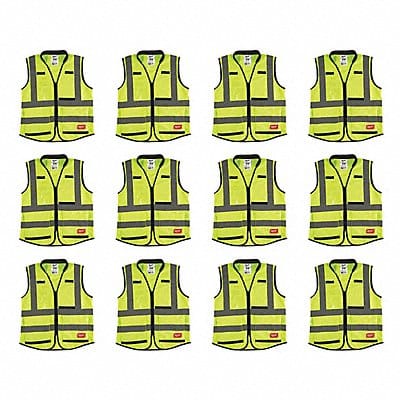 High Visibility Vest 12 pk S/M