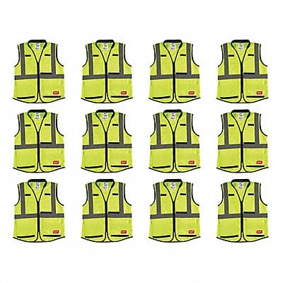 High Visibility Vest 12 pk S/M