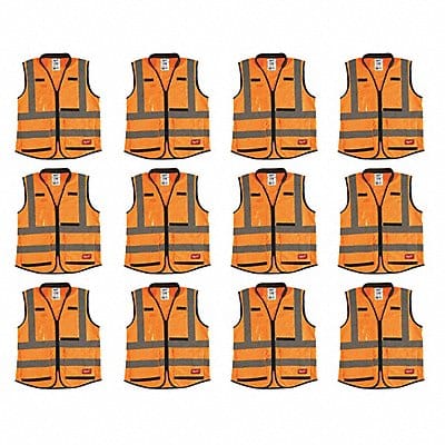 High Visibility Vest 12 pk 3XL/4XL