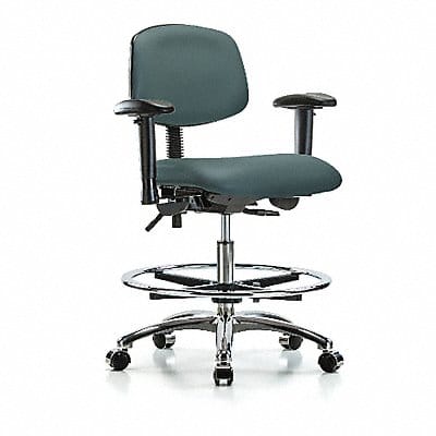 Vin Chair Chrome Med AA FR C Blue