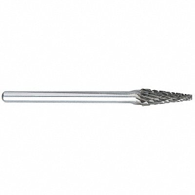 Cone Bur Pointed End 3/16 Carbide