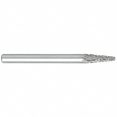 Cone Bur Pointed End 1/8 Carbide