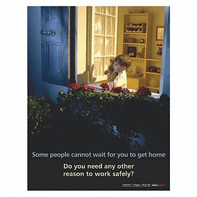 Safety Poster 22 in x 17 in Paper