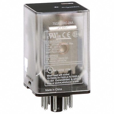 J2410 General Purpose Relay 24VAC 10A 8Pins