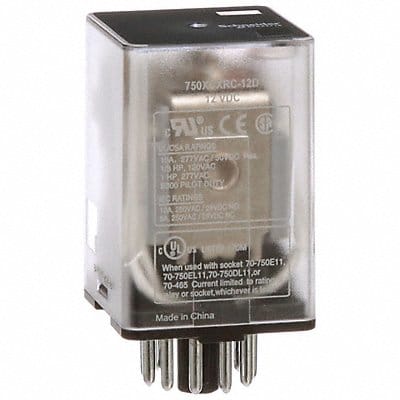 J2411 General Purpose Relay 12VDC 10A 11Pins