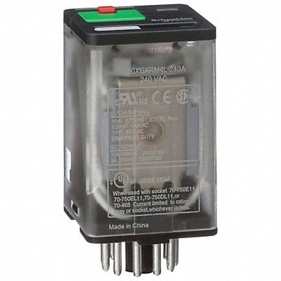 J2412 GeneralPurpose Relay 240VAC 10A 11Pins