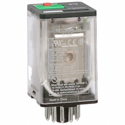 J2412 General Purpose Relay 24VAC 10A 11Pins