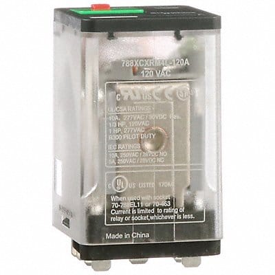 J2418 GeneralPurpose Relay 120VAC 10A 11Pins