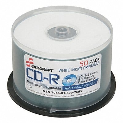 CD-R Disc 700 MB 80 min 52x PK50