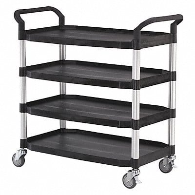 Utility Cart Black 42-1/4 in.H