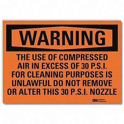 Security Sign 7x10in Reflective Sheeting