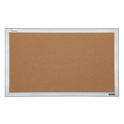 Bulletin Board Cork Aluminum Frame 18x30