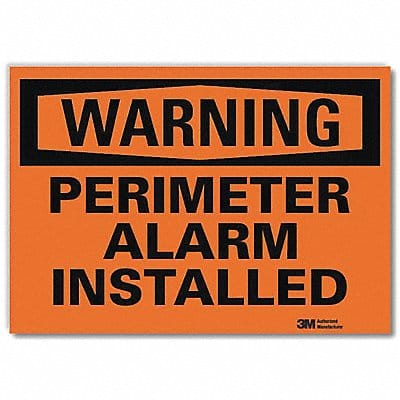 Security Sign 7x10in Reflective Sheeting