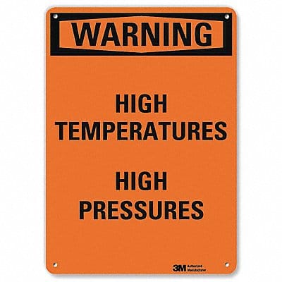 Danger Sign 7 in x 10 in Aluminum