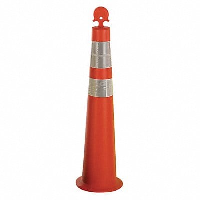 Channelizer Cone with Collar 42inH Ornge