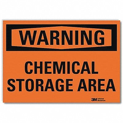 Warning Sign 10x14in Reflective Sheeting