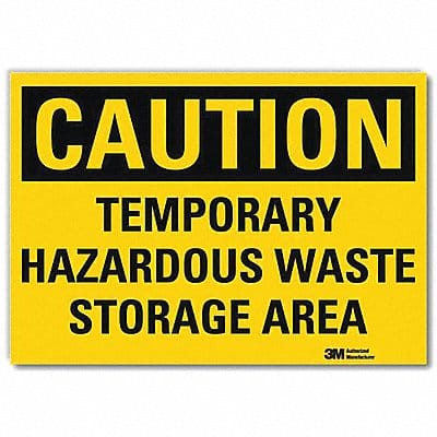 Caution Sign 7 in x 10 in Rflct Sheeting