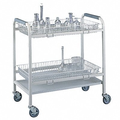 Laboratory Glassware Cart 2 Baskets