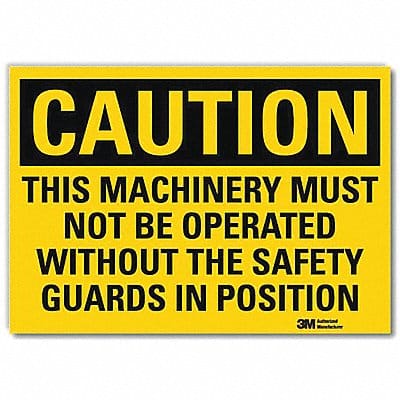 Safety Sign 7 in x 10 in Rflct Sheeting