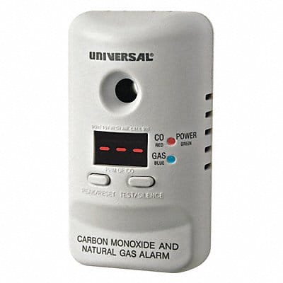 Plug-In Carbon Monoxide Alarm 2-in-1