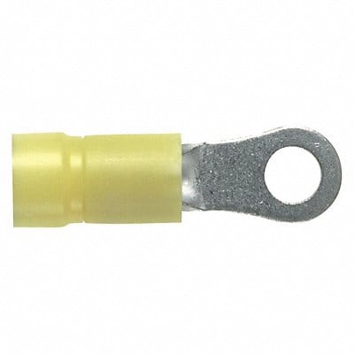 Ring Terminal #8 Yellow 600V PK50