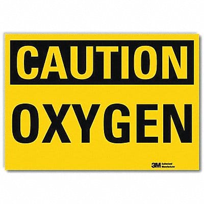 Caution Sign 5inx7in Reflective Sheeting