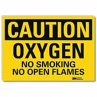 No Smoking Sign 10inx14in RflctvSheeting