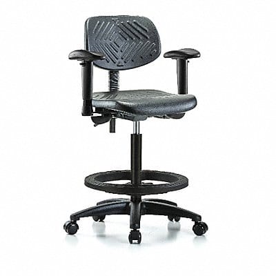 Poly Chair High AA FR Casters Black