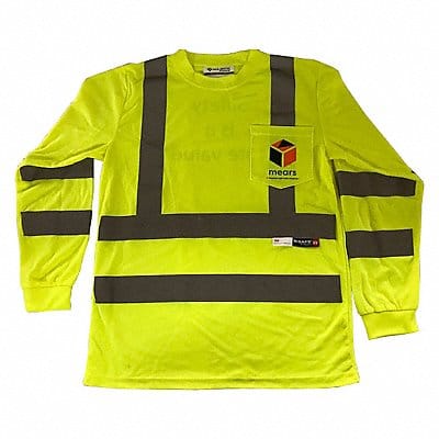 Long Sleeve HiViz Reflectve w/Mears logo