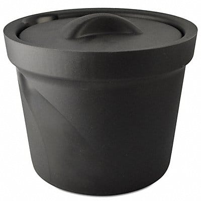 Ice Bucket with Lid Black 4L