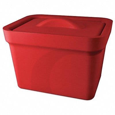 Ice Pan with Lid Red 4L