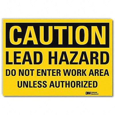 Caution Sign 10x14in Reflective Sheeting