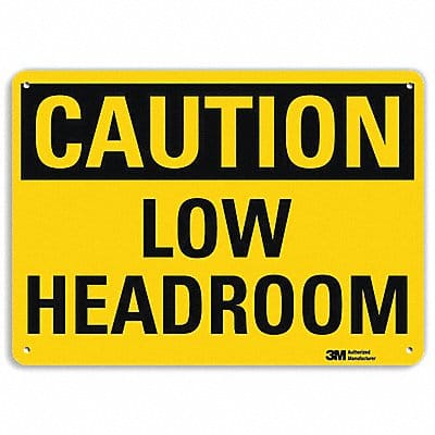 Safety Sign 7 in x 10 in Aluminum