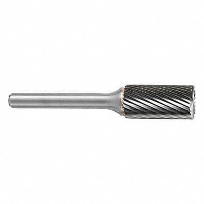 Cylinder Bur SB Flat End 3/16 Carbide