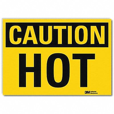 Caution Sign 7inx10in Reflctv Sheeting