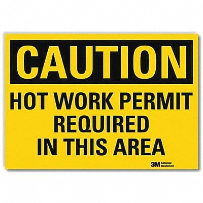 Caution Sign 10x14in Reflective Sheeting