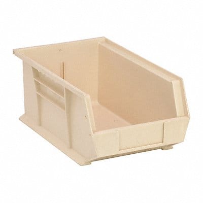 G7040 Hang and Stack Bin Ivory PP 6 in