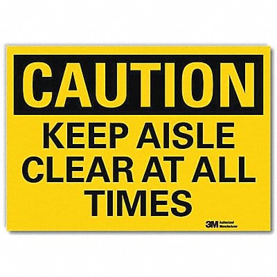 Safety Sign 10x14in Reflective Sheeting