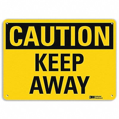 Safety Sign 10 inx14 in Aluminum