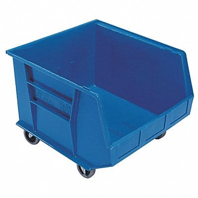 G7042 Mobile Bin Blue Polypropylene 11 in