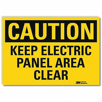 Caution Sign 10x14in Reflective Sheeting