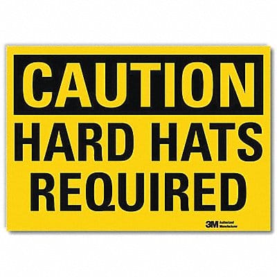 Caution Sign 10x14in Reflective Sheeting