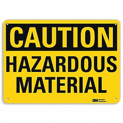 Safety Sign 7 in x 10 in Aluminum