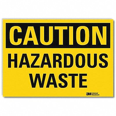 Caution Sign 10x14in Reflective Sheeting