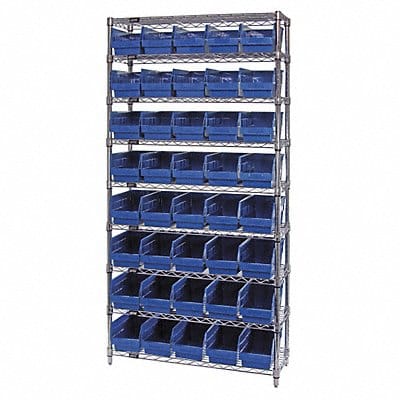 G7083 Bin Shlvng 18inx74inx36in Blue