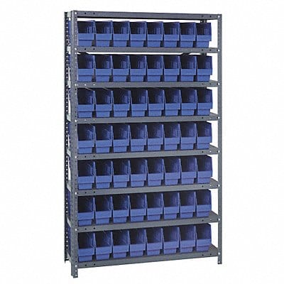 G7418 Bin Shlvng 12inx75inx36in Blue